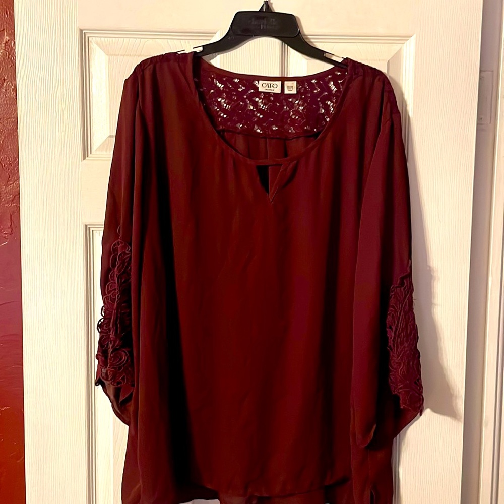 Maroon blouse